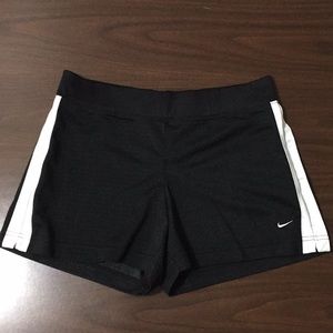Black & White Nike Soccer Shorts